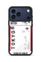 iPhone 18 Pro Max Compatible Airplane Ticket Patterned Shockproof Case with Camera Protection - 2