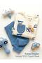 Baby Boy Car Patterned Ribbed 2-Piece Set Cotton Top and Bottom - 2