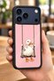 حافظة مقاومة للصدمات متوافقة مع هاتف iPhone 18 Pro مع حماية للكاميرا بنمط سوينغ