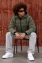 Men's Slim Fit Winter Hooded Khaki Coat - 4