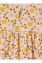 Lcw Baby Ecru Ruffled Floral Baby Girl Dress - 5