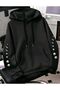 Mooda Women's Oversize 3 Thread Cat Printed Hooded Sweatshirt with Sleeve Detail - 4