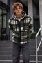 Men's Zippered Lumberjack Casual Khaki Shirt - 3
