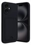Ilkestor Newface iPhone 16 Case Kelvin Silicone with Business Card Holder (15216) - Black