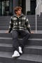 Men's Zippered Lumberjack Casual Khaki Shirt - 2