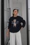 Navy Blue 1979 Teddy Printed Sweatshirt - 3