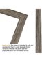 إطارات صور SESEAT مقاس 8×10 بوصة، إطارات صور بلون بني ريفي للتعليق على الحائط أو العرض على الطاولة، 6 قطع - 7