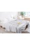 Cotton Blanket Full/Queen, Grey - 7