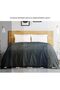 Cotton Blanket Full/Queen, Grey - 5