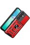Samsung Galaxy S26 Compatible Pars Lens Ring Silicone Case - Red - 3