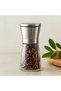 Mini Glass Chamber Salt and Spice Grinder - Chrome Plated