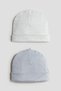 2-pack cotton hats