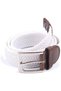 Canvas Elastic Fabric Woven Stretch Multicolored Braided Belts - 2