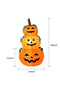 Halloween Inflatable Pumpkin Decoration for Indoor and Outdoor, Light Up Yard Pumpkin Decor with Built in Fan and Anchor Ropes (Height 1.2M) - 3