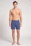 Men Plain Lounge Short Sleepwear, Blue - 2
