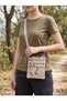 Camo Canvas Crossbody Sling Bag with Adjustable Strap - 3