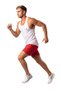 MuscleHustle Mens Tank Top - White - 5