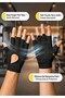 Fingerless Gym Gloves for Men and Women, Ultra-Light Breathable Workout Gloves with Silicone Gel Palm Grip and Wrist Strap, Smartwatch Friendly, for Weightlifting, Cycling and Fitness, Black - 3