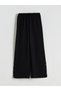 Lcw Kids Black Elastic Waist Girl's Tracksuit Bottom