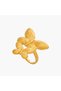 Butterfly Accent Gold Tone Ring