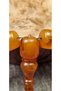 Old Gold Hamur German Crimped Amber Prayer Beads – Ottoman Cherry Shell Shaved from the Shell – Mehmed Çelik Usta 0.6 Delim – 10 X 11.50 mm – Naturally Patinated - 3