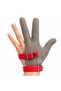 3 Fingers Stainless Steel Mesh Protective Gloves Cut Resistant Metal Mesh Gloves