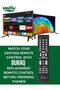 جهاز تحكم عن بعد بديل متوافق مع تلفزيونات DANSAT LCD LED و NIKAI TELEZONE - 4
