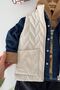 Quilted Vest Denim Boys' 4-Piece Set - Cream - 8