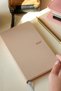 Canvas-2027 Yearly Weekly Linen Pocket Planner 10X17 Cm. 100 Gr.Ivory-Beige
