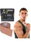 Kinesiology Tape, Waterproof Physio Tape for Pain Relief, Muscle & Joint Support, Standard Roll with XactStretch Application Indicators, 2 Inch x 16.4 Foot Roll, Beige/Beige