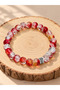 Flexible Foam Glass Beaded Unisex Bracelet – Single Bracelet with 8mm Color Options - 5
