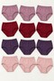 Women's 12-Piece Bamboo High Waist Bato Panties Set 4 Colors Mixed Pack - 2