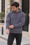 Men's Smoked Pocket Hooded Sweatshirt 3 Thread Puff Soft Fabric - 2