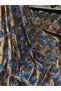Sequin Embroidered Velvet Fabric - 4