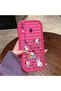 Samsung Galaxy A20/A30 Compatible Pink Red Silicone Snoopy Pattern Case Shockproof Camera Protection