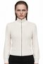 High Collar Double Zipper Ribbed Knit Cardigan