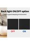 WIFI Smart Light Switch, Push-button Light Switch, No Neutral Required, LED Backlight, Works with Al - 3