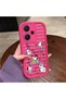 Redmi Note 13 Pro Plus+ 5g Compatible Pink Red Silicone Snoopy Pattern Case Shockproof Camera Protection