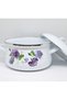 22 cm 4 Liter Purple Violet Enamel Pot - 4