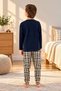 Boys' Premium Cotton Winter Regular Fit Long Sleeve Pajama Set - 4