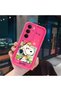 Realme C75 4g Compatible Pink Red Silicone Snoopy Pattern Case Shockproof Camera Protection - 3