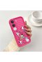 Vivo Y31/Y21D Compatible Pink Red Silicone Snoopy Pattern Case Shockproof Camera Protection - 2