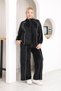 Plus Size Premium Quality Velvet Suit with Piping Detail - 2