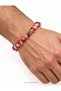 Flexible Foam Glass Beaded Unisex Bracelet – Single Bracelet with 8mm Color Options - 3