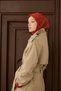 Velora Scarf Shawl Pattern Pomegranate Flower - 2