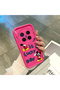 Vivo X300 Pro Compatible Pink Red Silicone Cartoon Pattern Case Shockproof Camera Protection - 4