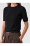 Viscose Regular Fit Short Sleeve Crew Neck Knitwear Sweater - 4