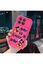 Poco F8 Pro Compatible Pink Red Silicone Cartoon Pattern Case Shockproof Camera Protection - 3