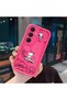 Samsung Galaxy S25 Fe Compatible Pink Red Silicone Snoopy Pattern Case Shockproof Camera Protection - 3