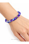 Flexible Foam Glass Beaded Unisex Bracelet – Single Bracelet with 8mm Color Options - 7